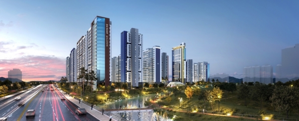 현대성우8단지 조감도. (사진=포스코건설)