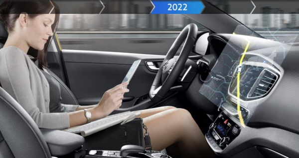 현대·기아자동차의 자율주행 레벨3 시연 가상 모습. (사진=현대자동차)