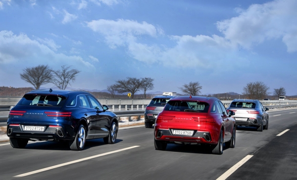 GV70 주행모습 (사진= 현대자동차 제네시스, 권진욱 기자)