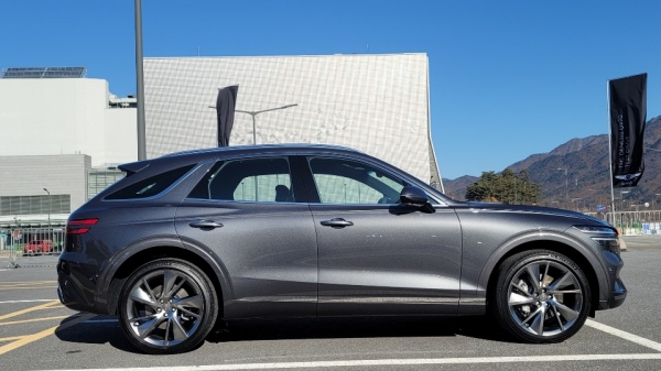 GV70 주행모습 (사진= 현대자동차 제네시스, 권진욱 기자)