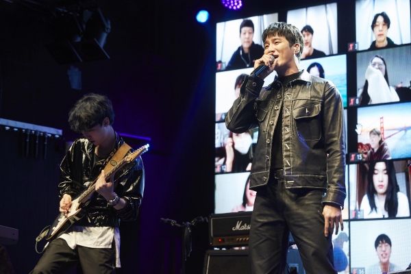 '띵곡가들' 가호&케이브 팀 객원보컬 안보현. (사진=넥슨)