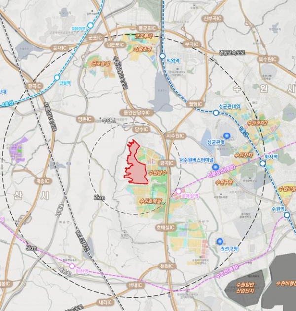 수원당수2 공공주택지구 개요. (자료=LH)
