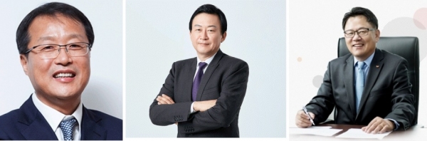 기우성 셀트리온 대표이사 부회장, 존림 삼성바이오로직스 대표이사 사장, 조정우 SK바이오팜 대표이사 사장 (사진=각사)
