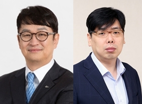 (왼쪽부터) 박성현 신한금융지주 부사장(CSSO), 장현기 전략기획팀 본부장 (사진=신한금융그룹)
