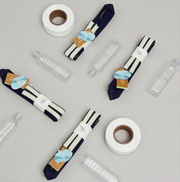 페트병을 재활용한 효성의 친환경 섬유 리젠으로 만든 플리츠마마 가방 (사진=효성)