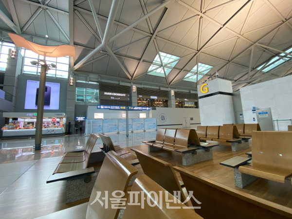 한산한 인천국제공항 제1터미널. (사진=주진희 기자)
