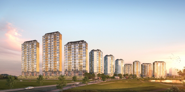 전남 나주시 빛가람동 '광주 이노시티 애시앙' 투시도. (사진= 부영주택)