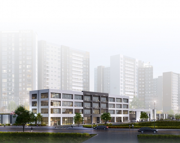 대구 북구 복현동 '대구 복현 아이파크' 단지 내 상업시설 투시도. (사진= HDC현대산업개발)