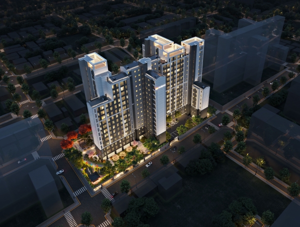 부천 삼익아파트 가로주택정비사업 조감도. (사진=호반건설)