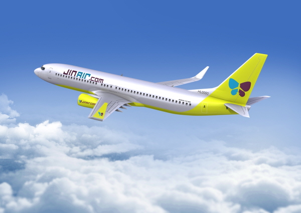 진에어 B37-800 항공기. (사진=진에어)