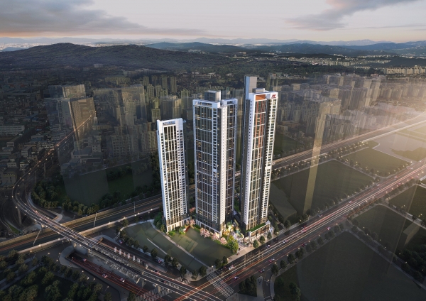 힐스테이트 달성공원역 조감도. (사진=현대건설)