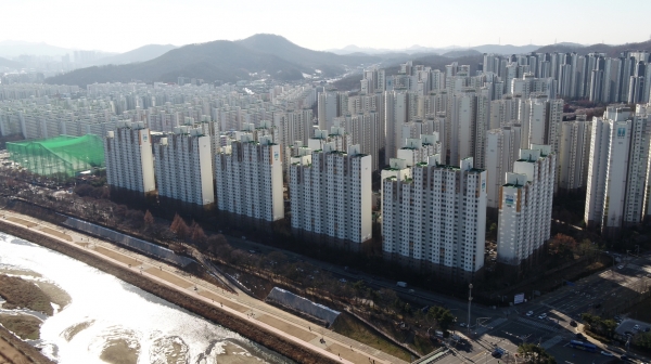 광명 철산한신 아파트 전경. (사진=쌍용건설)