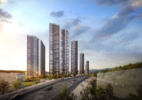 용인 드마크 데시앙 투시도. (사진=태영건설)