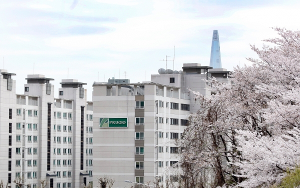 대우건설이 리모델링한 워커힐 푸르지오 전경 사진. (사진=대우건설)