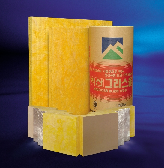 무기단열재 그라스울 제품 사진.(사진=벽산)