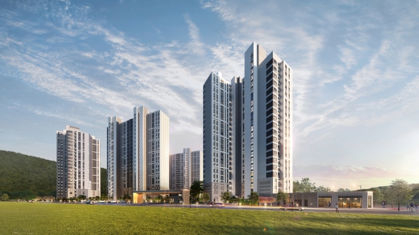 e편한세상 연천 웰스하임 투시도. (사진=DL이앤씨)