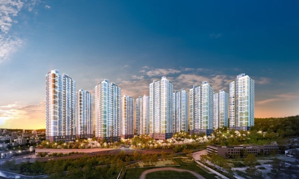 두산위브더제니스 양산 투시도. (사진=두산건설)