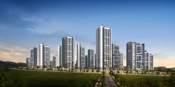 양주 옥정 린 파밀리에 투시도. (사진=우미건설)