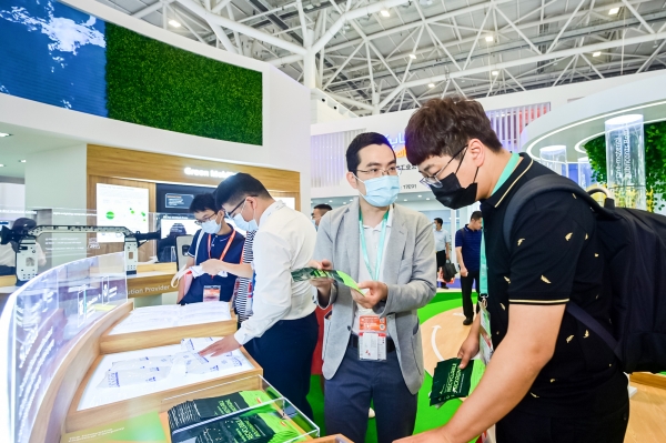 SK종합화학의 차이나플라스 2021 전시부스 (사진=SK종합화학)