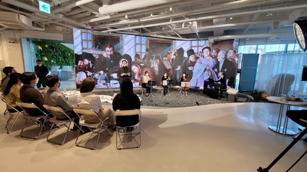 서울시 강동구 길동에 위치한 SK매직 브랜드 체험공간 '잇츠매직(it’s magic)'에서 요리를 주제로 한 음악회가 진행되고 있다. (사진=SK매직)