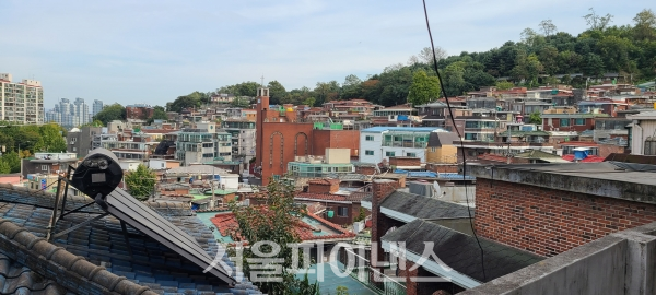 서울 흑석동 흑석11구역 일대 주택가 전경. (사진= 박성준 기자)