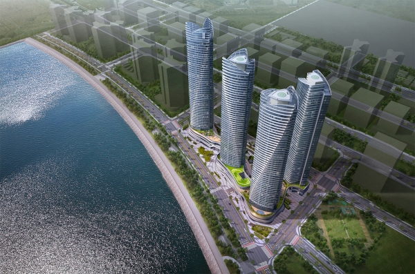 더샵 송도아크베이 조감도. (사진=포스코건설)