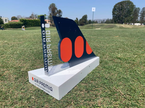 휴젤-에어프레미아 LA 오픈 티마커. (사진=에어프레미아)