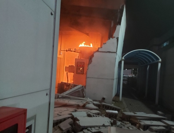 화재 현장. (사진=청주 서부소방서)