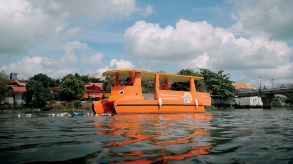 한화그룹 글로벌 지속가능성 캠페인 '클린업 메콩' (사진=이노션 월드와이드)