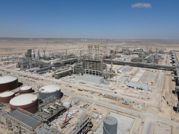 대우건설이 시공중인 오만 DUQM 정유시설 전경. (사진=대우건설)