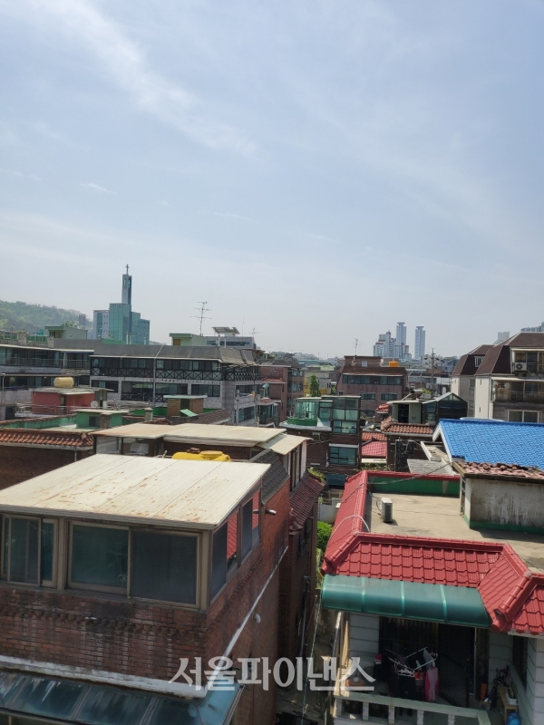 서울 성북구 일대의 다세대 연립주택이 모여 있는 모습. (사진=이서영 기자)