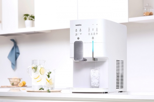 웰스 정수기 신제품 웰스 얼음정수기 UV+ 인테리어컷 (사진=웰스)  