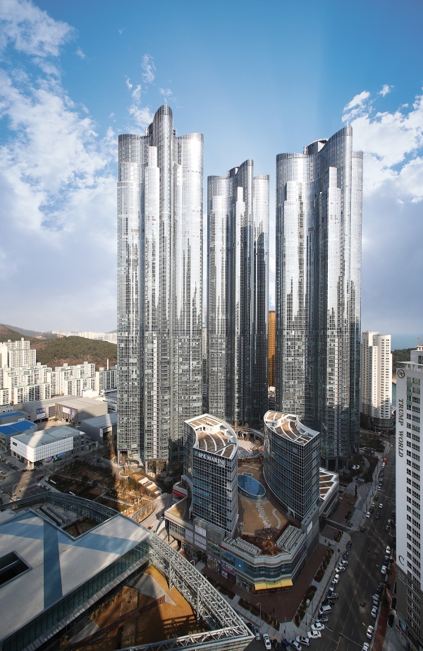 해운대 제니스 전경. (사진=두산건설)