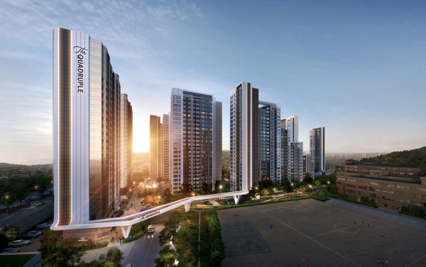 가락쌍용1차아파트 투시도. (사진=쌍용건설)