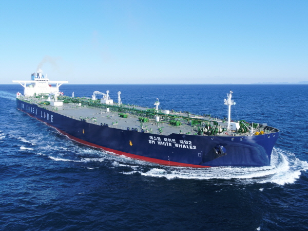 WHITE WHALE2호 항공사진. (사진=대한해운)