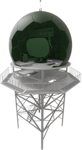 LIG넥스원의 해상감시레이더-II 형상 (사진=LIG넥스원)