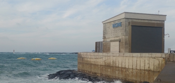 인진의 제주 북촌 파력발전 플랜트 (사진=인진)