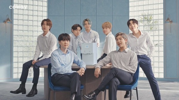 코웨이, 방탄소년단이 선보이는 'AIS 정수기' 광고 공개 (사진=코웨이)