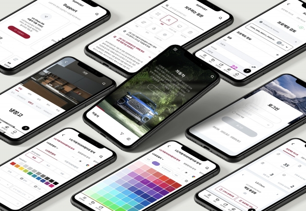 디지털 고객관계관리(CRM) 플랫폼 'LG Chem On' 모바일 접속 화면 (사진=LG화학)