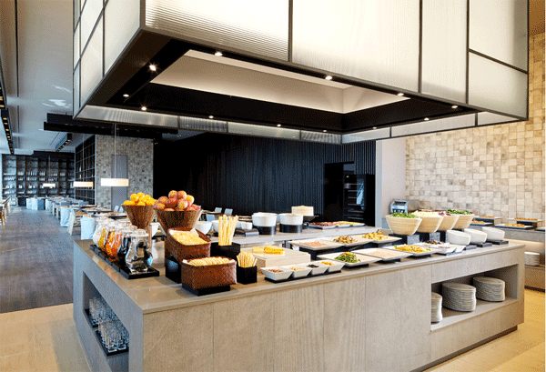 비즈니스호텔 신라스테이의 뷔페식당 카페(café) 모습. (사진=신라스테이) 