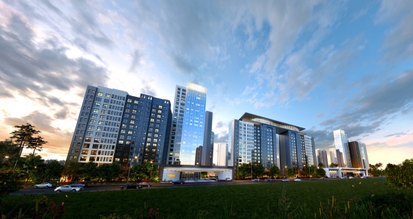 산본 율곡아파트 투시도. (사진=DL이앤씨)