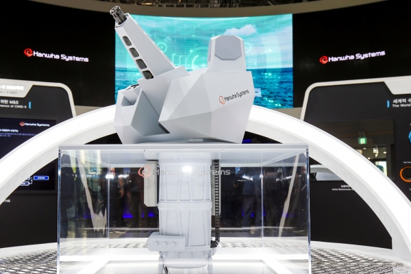 한화시스템의 근접방어무기체계(CIWS)-Ⅱ (사진=한화시스템)