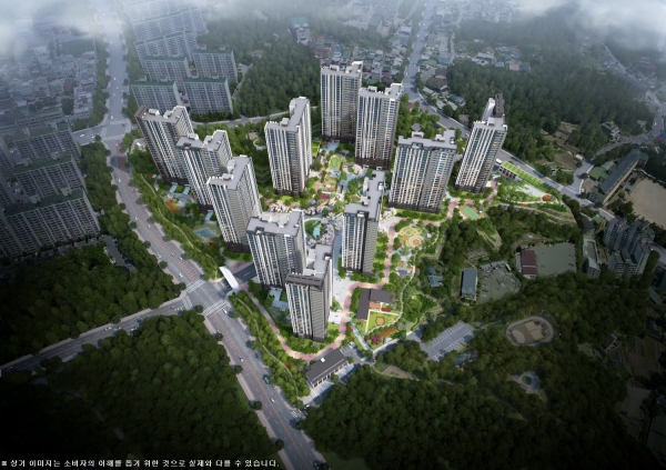 강릉 롯데캐슬 시그니처 조감도. (사진=롯데건설)