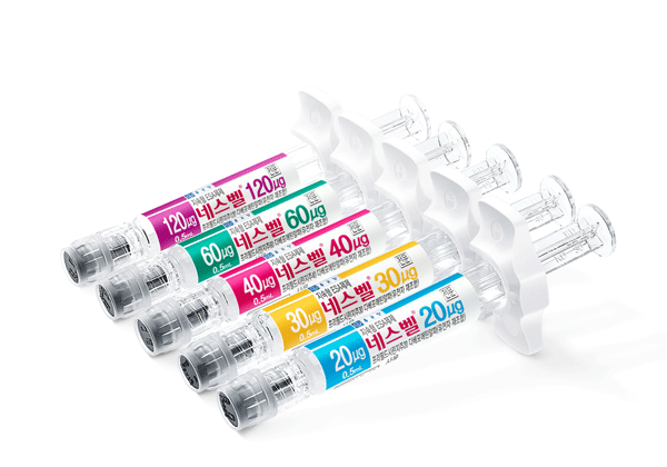 종근당이 개발한 2세대 빈혈치료제 바이오시밀러 '네스벨' (사진=종근당) 