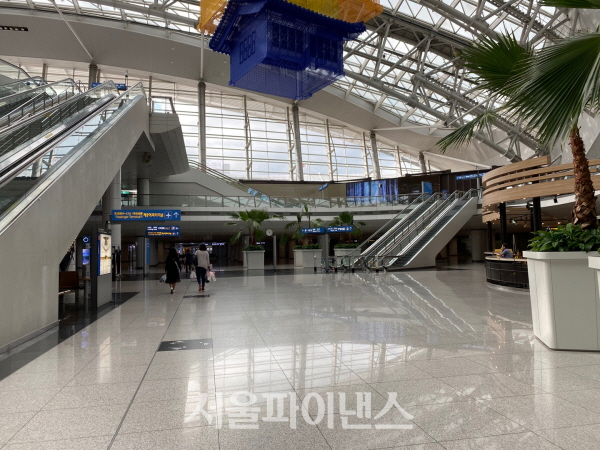 한산한 인천국제공항 제1터미널. (사진=주진희 기자)