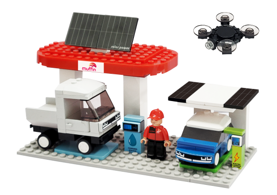 2만개 한정으로 제공되는 친환경 복합스테이션 블록 (사진=SK에너지)