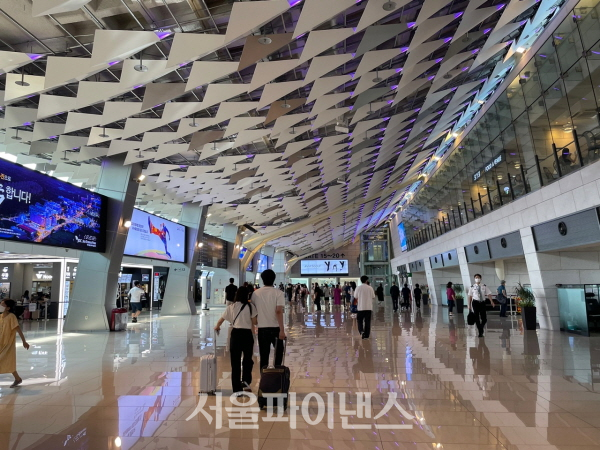 김포공항 국내선 출국장. (사진=주진희 기자)