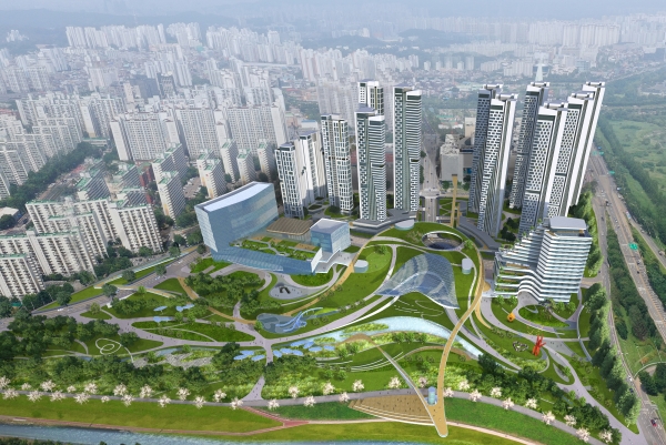 하남 H2프로젝트 조감도.(사진=롯데건설)