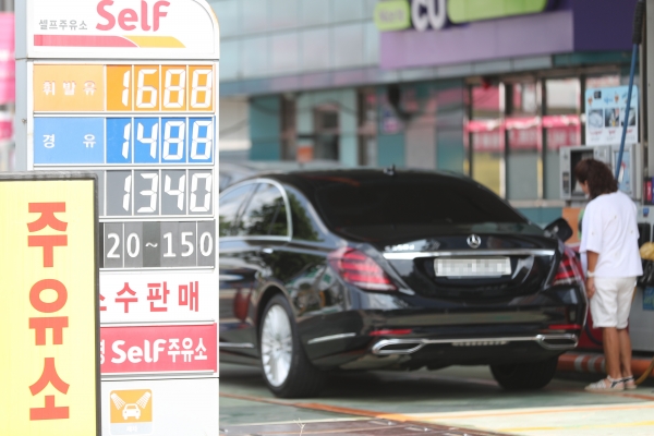서울 시내 주유소 모습. (사진=연합뉴스)