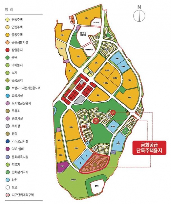 양주 고읍 공급 토지 위치도. (사진=LH)
